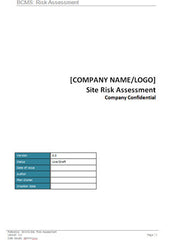 Site Risk Assessment
